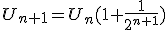 U_{n+1}=U_n(1+\frac{1}{2^{n+1}})