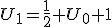 U_1=\frac{1}{2} U_0+1