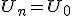 U_n=U_0