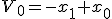 V_0=-x_1+x_0