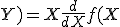 2$pf(X;Y)=X\frac{d}{dX}f(X;Y)+Y\frac{d}{dY}f(X,Y)