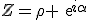 Z=\rho exp{i\alpha}