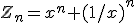 Z_n=x^n+(1/x)^n