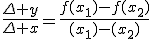 a=3$\frac{\Delta y}{\Delta x}=\frac{f(x_1)-f(x_2)}{(x_1)-(x_2)}