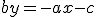 by=-ax-c
