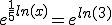 e^{\frac{1}{5}ln(x)}=e^{ln(3)}
