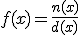 f(x)=\frac{n(x)}{d(x)}