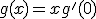 g(x)=xg'(0)