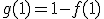 g(1)=1-f(1)