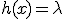 h(x)=\lambda\; cos(\beta x)+\mu\; sin(\beta x)
