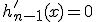 h_{n-1}'(x)=0
