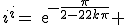 i^i=exp{-\frac{\pi}{2}-2k\pi} 