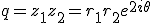 q=z_1z_2=r_1r_2e^{2i\theta}