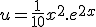 5$&nbsp;&nbsp;u = \frac{1}{10}x^2.e^{2x} 
