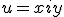 u = x + iy