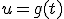 u=g(t)