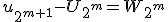 u_{2^{m+1}}-U_{2^m}=W_{2^m}
