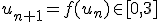 u_{n+1}=f(u_n)\in[0,3]