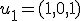 u_1=(1,0,1)