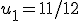 u_1=11/12