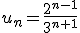 u_n=\frac{2^{n-1}}{3^{n+1}}