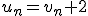 u_n=v_n+2