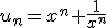 u_n=x^n+\frac{1}{x^n}