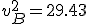 v_B^2=29.43