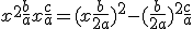 x^2+\frac{b}{a}x+\frac{c}{a} = (x+\frac{b}{2a})^2 -(\frac{b}{2a})^2 + \frac{c}{a}