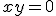 x + y = 0