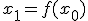 x_1=f(x_0)