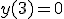 y(3) = 0
