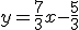 y=\frac{7}{3}x-\frac{5}{3}