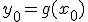 y_0=g(x_0)