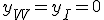 y_W=y_I=0
