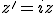 z'=iz