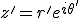 z'=r'e^{i\theta'}