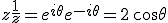 z+\frac 1 z = e^{i \theta}+e^{-i \theta}=2 \,\cos \theta