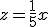 z = \frac{1}{5}x