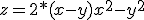 z = 2*(x-y)+x^2-y^2