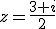 z=\frac{3+i}{2}
