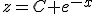 z=C e^{-x}