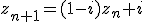 z_{n+1}=(1-i)z_n+i
