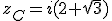 z_C=i(2+\sqrt{3})