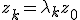 3$\exists (\lambda_1,...,\lambda_n)\in{\bb R}^n_+\;\forall k\in\{1,...,n\}\;z_k=\lambda_kz_0