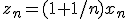 z_n=(1+1/n)x_n