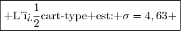 \boxed{\text{ L'�cart-type est: }\sigma=4,63 }