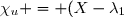 \chi_u = (X-\lambda_1)^{m_1}\cdots(X-\lambda_k)^{m_k}