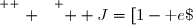 \overset{ { \white{ . } } } {  J=[1-\text e\;;\;1[  }