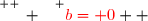 \overset{ { \white{ _. } } } {{\red{b= 0}}  }